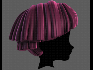 3D Hair style for boy V105 3D Model