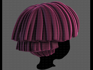 3D Hair style for boy V105 3D Model