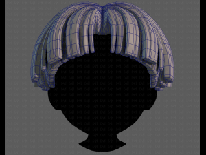 3D Hair style for boy V105 3D Model