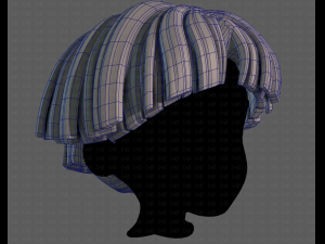 3D Hair style for boy V105 3D Model