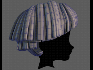 3D Hair style for boy V105 3D Model