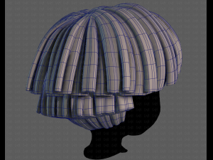 3D Hair style for boy V105 3D Model