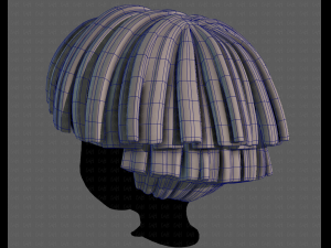 3D Hair style for boy V105 3D Model