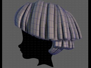3D Hair style for boy V105 3D Model