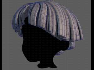 3D Hair style for boy V105 3D Model