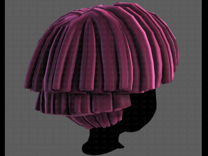 3D Hair style for boy V105 3D Model