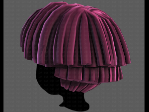 3D Hair style for boy V105 3D Model