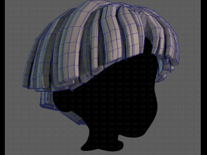 3D Hair style for boy V105 3D Model