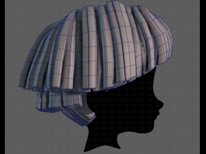 3D Hair style for boy V105 3D Model
