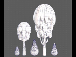Trees Cartoon V24 3D Model