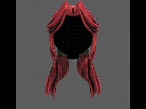 3D Hair style for girl V109 3D Model