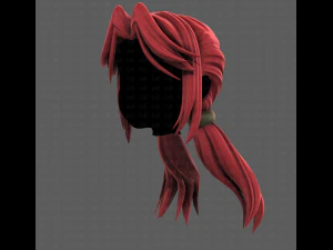 3D Hair style for girl V109 3D Model