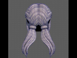 3D Hair style for girl V109 3D Model