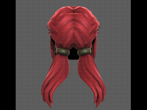 3D Hair style for girl V109 3D मॉडल