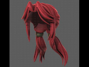 3D Hair style for girl V109 3D Model