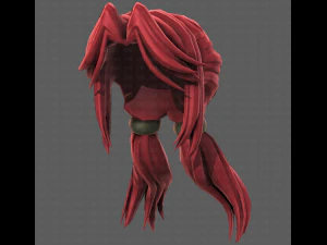 3D Hair style for girl V109 3D Model