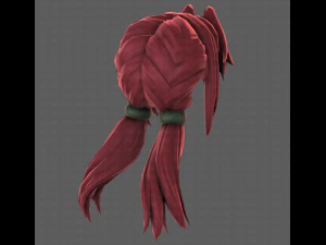3D Hair style for girl V109 3D Model