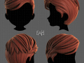 3D Hair style for boy V107 3D 모델