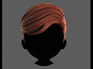 3D Hair style for boy V107 3D Model