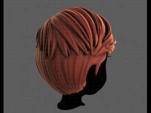 3D Hair style for boy V107 3D Model