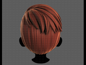3D Hair style for boy V107 Modelo 3D