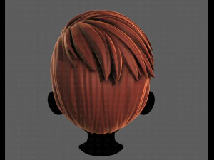3D Hair style for boy V107 3D Model