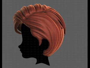 3D Hair style for boy V107 3D Model