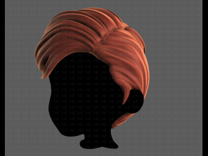3D Hair style for boy V107 Modelo 3D