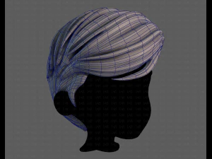 3D Hair style for boy V107 3D Model