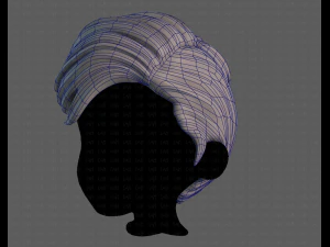 3D Hair style for boy V107 3D Model