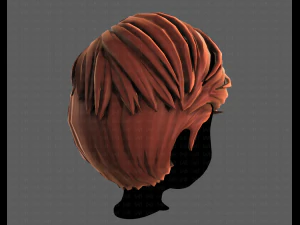 3D Hair style for boy V107 3D Model