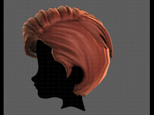3D Hair style for boy V107 3D Model