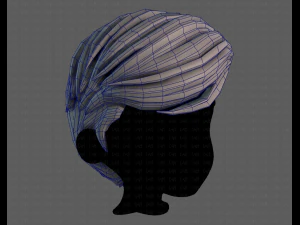 3D Hair style for boy V107 3D Model