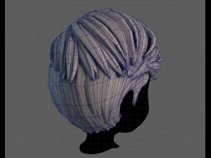 3D Hair style for boy V107 3D Model