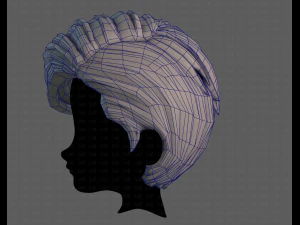3D Hair style for boy V107 3D Model
