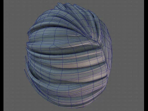 3D Hair style for boy V107 3D Model