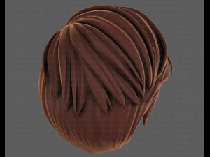 3D Hair style for boy V107 3D Model