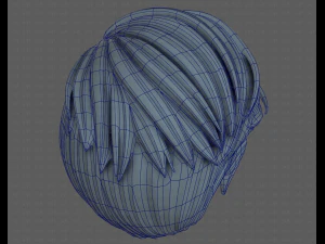 3D Hair style for boy V107 3D Model