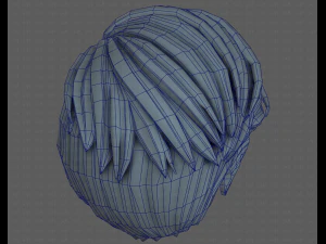 3D Hair style for boy V107 3D Model