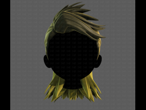 3D Hair style for boy V108 Modelo 3D