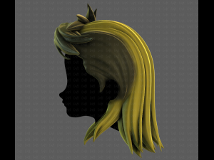 3D Hair style for boy V108 Modelo 3D