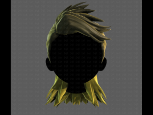 3D Hair style for boy V108 Modelo 3D