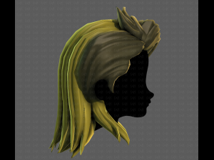 3D Hair style for boy V108 Modelo 3D
