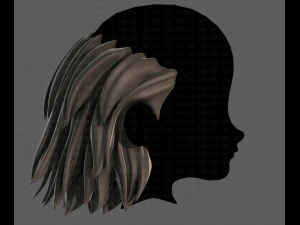 3D Hair style for boy V109 3D Model