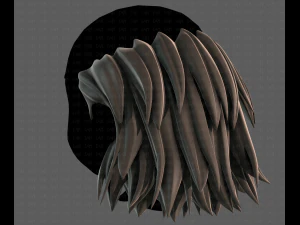 3D Hair style for boy V109 3D Model