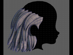 3D Hair style for boy V109 3D Model