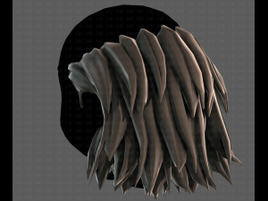 3D Hair style for boy V109 3D Model