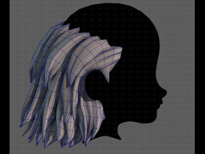 3D Hair style for boy V109 3D Model