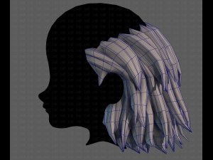 3D Hair style for boy V109 3D Model