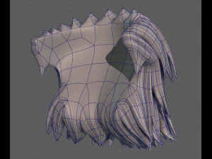 3D Hair style for boy V109 3D Model
